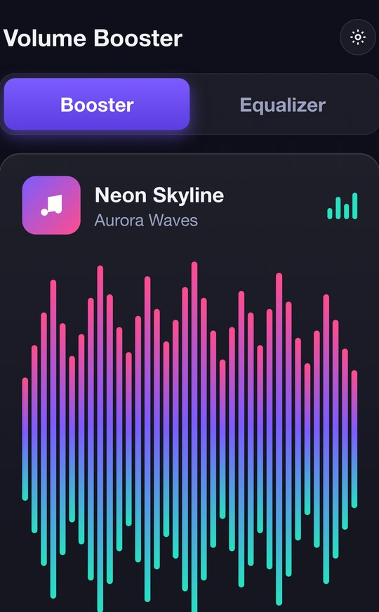 Real-time spectrum visualizer reacting to music